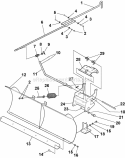 Part Location Diagram of 2107106SM Snapper Shoe Assembly