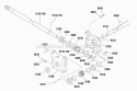 Auger Gearbox  Shaft (G985784) Diagram and Parts List for 1694404  Snapper Lawn Tractor Accessories
