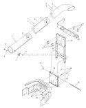 Part Location Diagram of 5046995A Snapper Frame Assembly, Bumper Mounting