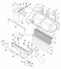 Cover  Bag Group -Triple Diagram and Parts List for 1694499  Snapper Lawn Tractor Accessories