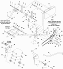Part Location Diagram of 2105295A Snapper Arm & Hub Assembly
