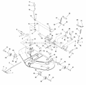 50 Mower Deck - Height Adjust Group Diagram and Parts List for 1695588  Snapper Lawn Tractor Accessories