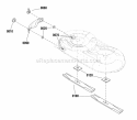 Mulching Kit Diagram and Parts List for 1696093  Snapper Lawn Tractor Accessories