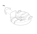 Dicharge Cover Diagram and Parts List for 1709282  Snapper Lawn Tractor Accessories