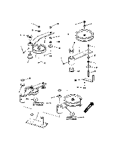 Idler (73" deck) Diagram and Parts List for NZMX30614KH  Snapper Lawn Mower