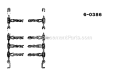 Tire Chains Diagram and Parts List for 1855A 80928 Snapper Lawn Tractor