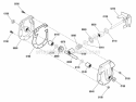 Gear Case Assembly - Med Duty Diagram and Parts List for 1924RX 1695805 Snapper Snow Blower