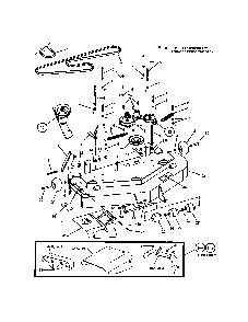 48"/52"/61" mower deck (deck) Diagram and Parts List for SPA481 SERIES 3 Snapper Lawn Mower