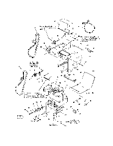 Engine/frame Diagram and Parts List for 9560E  Snapper Snow Blower