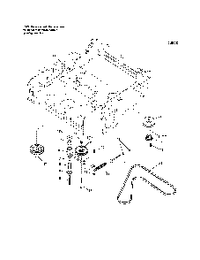 Pump drive Diagram and Parts List for 5900665  Snapper Lawn Mower