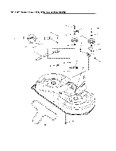 Belt/idler arm/hitch Diagram and Parts List for LT22500  Snapper Lawn Tractor