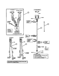 Electrical Wiring (Manual Start) Diagram and Parts List for SPA480 SERIES 1-2 Snapper Lawn Mower