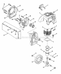 Crankshaft  Flywheel Diagram and Parts List for 211SST  Snapper Trimmer