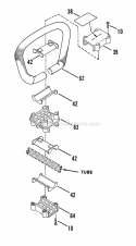 Handle  Handle Mount Diagram and Parts List for 211SST  Snapper Trimmer