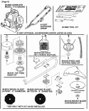 Trimmer Parts  Optional Accessories Diagram and Parts List for 211SST  Snapper Trimmer
