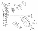 2150RT Carburetor And Primer Pump Diagram and Parts List for 2150  Snapper Trimmer