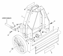 2150RT Frame Diagram and Parts List for 2150  Snapper Trimmer