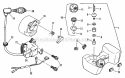2150RT Fuel Tank And Rotor Diagram and Parts List for 2150  Snapper Trimmer