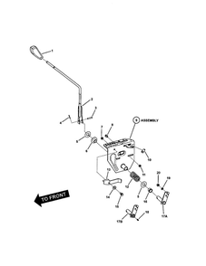 Part Location Diagram of 7023656 Snapper LEVER, Shift Handle (Grip)