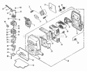 Engine (Part 2) Diagram and Parts List for 2401SST  Snapper Trimmer