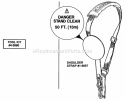 Shoulder Strap  Tool Kit Diagram and Parts List for 2401SST  Snapper Trimmer