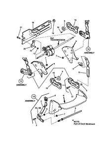 Part Location Diagram of 7054247 Snapper Assembly, Wheel Arm