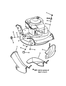 Part Location Diagram of 7042965 Snapper NLA - KIT, Side Chute