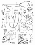 Electrical Systems (For 8 Hp Without Recoil Back Up) Diagram and Parts List for 250815B  Snapper Lawn Tractor