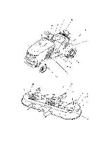 Decal-f/c Diagram and Parts List for 28838  Snapper Lawn Tractor