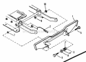 Blade Stop Pedals Diagram and Parts List for 280914BE  Snapper Lawn Tractor