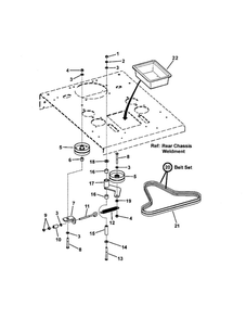 Traction Drive Diagram and Parts List for NZMX32734BV  Snapper Lawn Mower