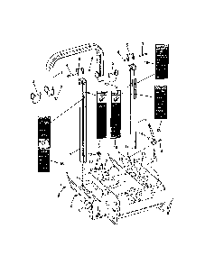 Roll bar protective structure Diagram and Parts List for NZMX30614KH  Snapper Lawn Mower