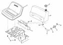 Part Location Diagram of 7033377 Snapper Bracket, Fuel Tank