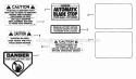 Part Location Diagram of 7015691YP Briggs and Stratton Decal battery cautio