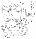 Electrical Systems Diagram and Parts List for 280812BE  Snapper Lawn Tractor