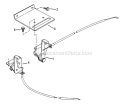 Throttle Control Diagram and Parts List for 280812BE  Snapper Lawn Tractor