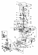 Spindle Cutter Unit And Lift 26 30 Snapper Comet Diagram and Parts List for 2680S  Snapper Lawn Tractor