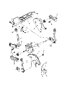 Part Location Diagram of 7033494 Snapper Bracket, Right Rear Wheel