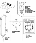 310 Accessories Diagram and Parts List for 310  Snapper Trimmer
