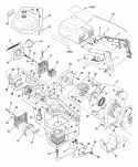 311 General Engine Assembly Diagram and Parts List for 311  Snapper Trimmer