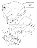 Part Location Diagram of 7060964 Snapper Frame/Canopy Assembly