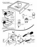 Electrical Systems Diagram and Parts List for 26063  Snapper Lawn Tractor
