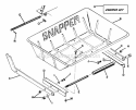 Load Carrier Accessory Diagram and Parts List for 26063  Snapper Lawn Tractor