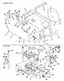 Main Case Diagram and Parts List for 26063  Snapper Lawn Tractor