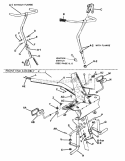 Front End Steering Diagram and Parts List for 26063  Snapper Lawn Tractor