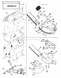 Part Location Diagram of 84007550 Murray GRASS BAG, SINGLE