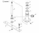 Spindle (28 30 33) Diagram and Parts List for 2811X5S  Snapper Lawn Tractor