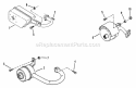 Exhaust Muffler Diagram and Parts List for 280914BE  Snapper Lawn Tractor