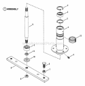 Spindle Diagram and Parts List for 280914BE  Snapper Lawn Tractor
