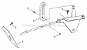 Throttle Control Diagram and Parts List for 280914BE  Snapper Lawn Tractor